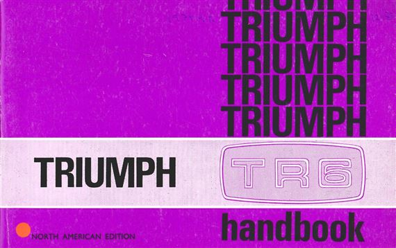 Owners Handbook - TR6 USA - 1974 - 54511174GR - OTP