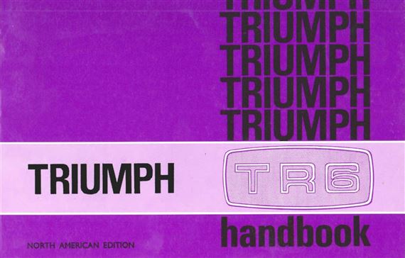 Owners Handbook - TR6 USA - 1975 - 54511175GR - OTP