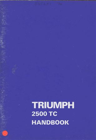 Owners Handbook - 2500Tc Mk2 - 1973-1975 - 545651GR - OTP