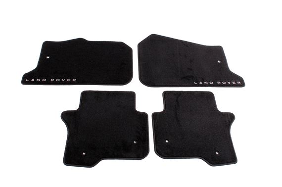 Carpet Mat Set (Front & Rear 4 pc) Black RHD - LR026384 - Genuine