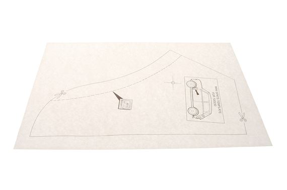 Template-drilling - LH - VUR100230 - Genuine MG Rover