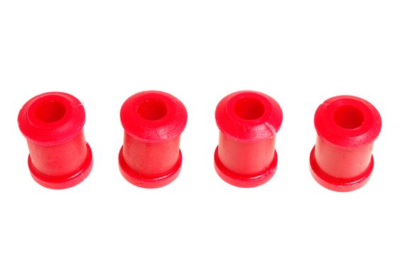 Polybush Wishbone Bushes - Performance Red - Set of 4 - 34D - 102228PBR