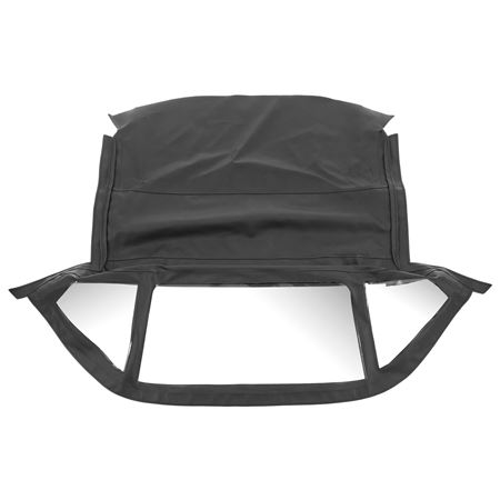 Hood Black Vinyl TR4 Welded Fixed Rear Window - 705963Z