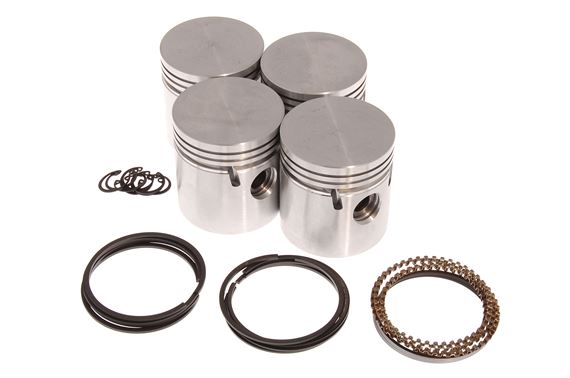 Piston Set - Oversize +0.020 - Complete with Rings - 142659020