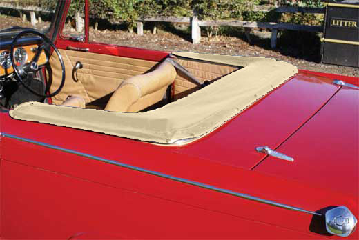 Hood Stowage Cover Beige Mohair Herald Vitesse 609699MOHBEIGE