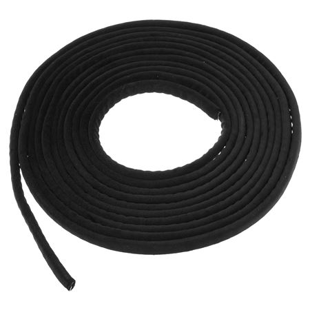 Door Draught Excluder - Black Furflex (per Mtr) - 611599M