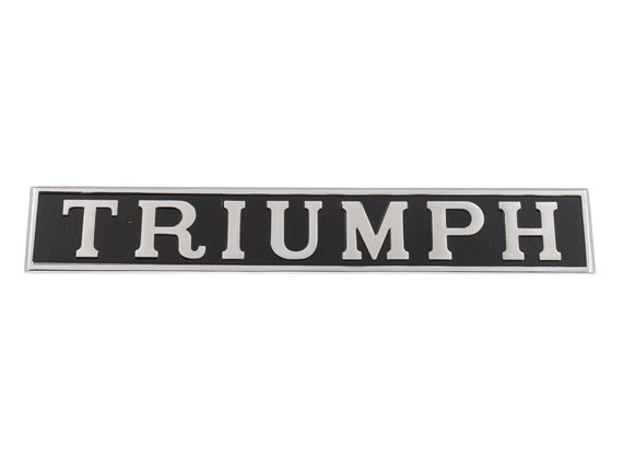 Triumph Boot Badge - Black - 623822S - Slightly Marked
