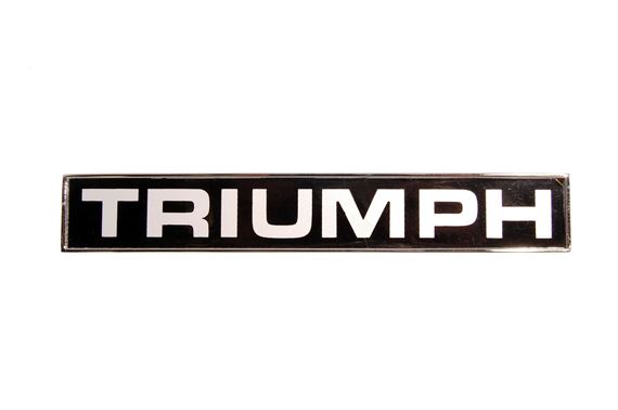 Triumph Badge - Boot Lid with Self-Adhesive Label - 627563