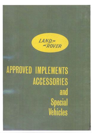 Implements, Accessories & Special Vehicle - 1968 - 643FGR - OTP