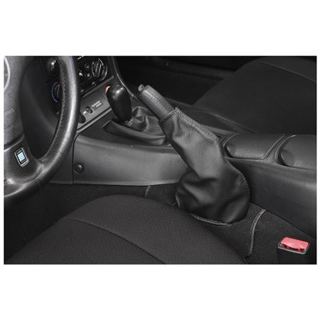 Handbrake Lever Leather Black Loose Fit 1989-05 - 650-210
