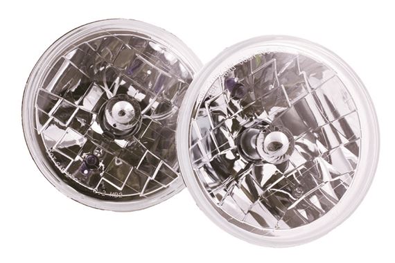 Halogen Conversion Kit (pair) RHD Non E-marked w/o Pilot Lamp Crystal Lens - RTC4615BM - Aftermarket