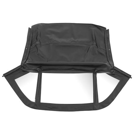 Hood Black Vinyl TR4 Welded Fixed Rear Window - 705963Z