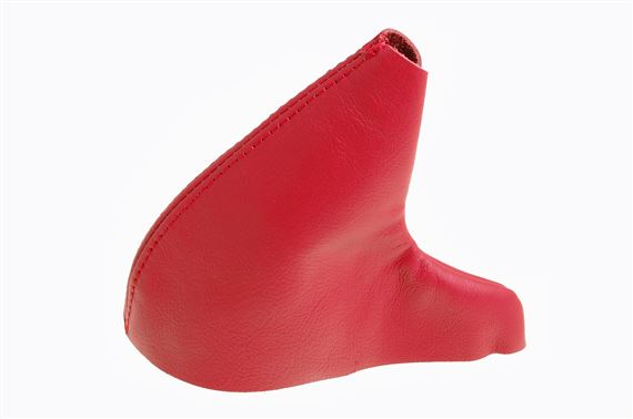 Aforce Auto Red Stitched Leather Gear Gaiter & Handbrake Cover Set For MG MGF – Custom Made