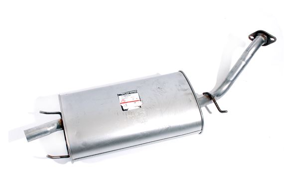 Rear assembly exhaust system - less chrome tail pipe, Service Line Part - WCG102450SLP - Genuine MG Rover