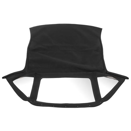 Hood Black Mohair 3 Fixed Windows TR250-TR6