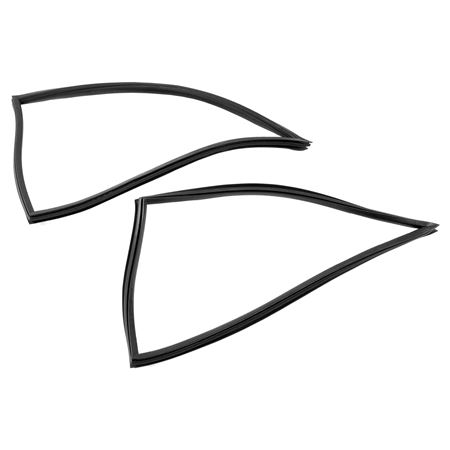 Hardtop Side Window Seals - Black Rubber - OE Specification - Pair - 81386171