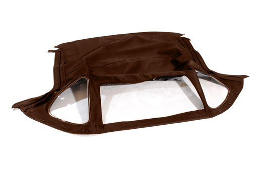 Hood Cover - Brown Mohair with Zip Out Rear Window - Spitfire Mk3 - 817881MOHBROWN
