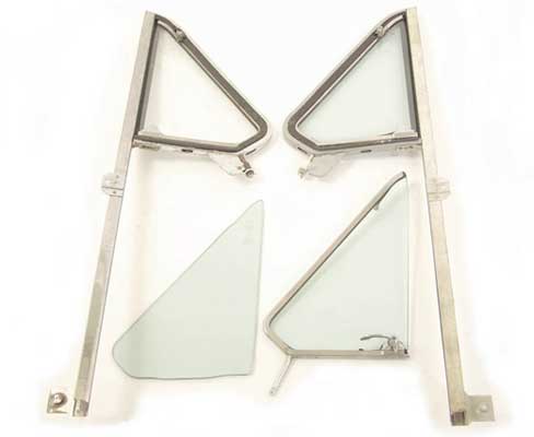 Door Quarterlight & Door Frame Assembly - Tinted Glass - Front - RH - 821050