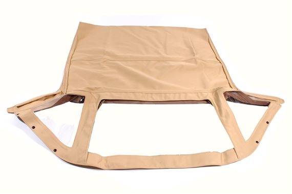 Hood Cover - Beige Mohair with Zip Out Rear Window - 822021MOHBEIGE