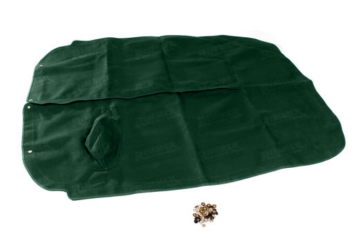 Tonneau Cover Green Mohair without Headrests LHD 822061MOHGREEN