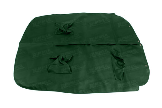 Tonneau Cover Green Superior PVC with Headrests RHD 822091SUPGREEN