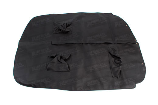 Tonneau Cover - Black Double Duck with Headrests - RHD - 822091DUCK
