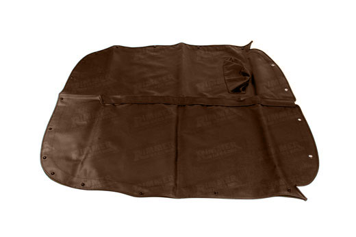 Tonneau Cover - Brown Mohair without Headrests - MkIV & 1500 LHD - 822461MOHBROWN