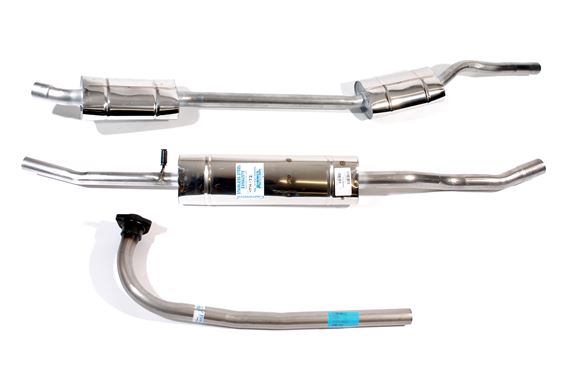 Stainless Steel Exhaust System - Saloon 2000 Mk2 Manual from ME50001 - RM8034