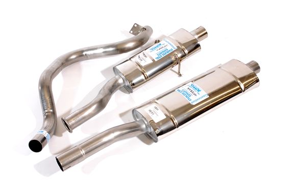 Stainless Steel Sports Exhaust System - Less Manifold - RB7049