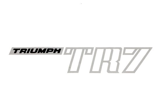 Boot Transfer - TRIUMPH TR7 - Silver - ZKC1302