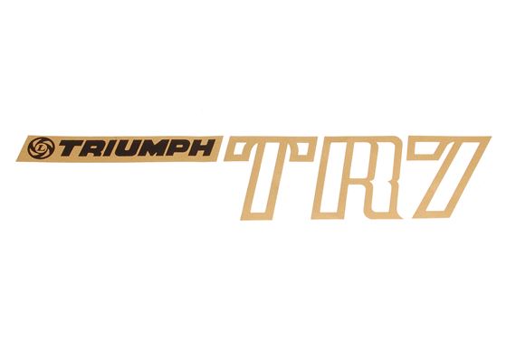 Boot Transfer - TRIUMPH TR7 - Gold - ZKC1303