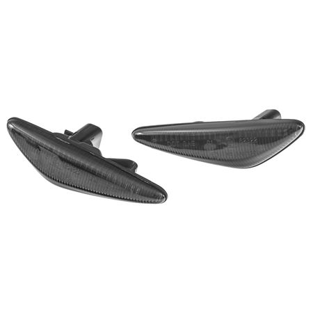 Side Repeater Lamp Set (pair) Sequential LED Tinted Black - 903-335 - Jass Performance
