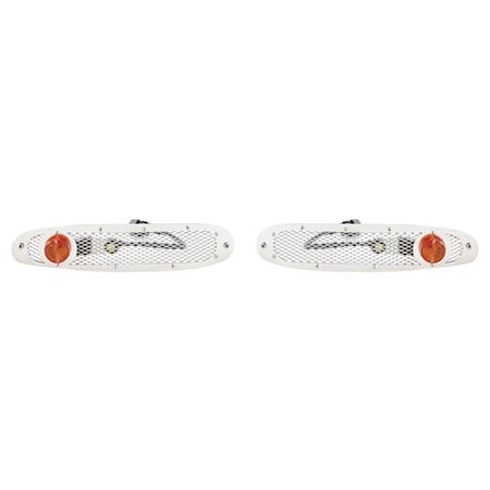 Indicator Lamp & Grille Kit Classic S/Steel (incandescent) 1989-97 - 903-380 - Jass Performance