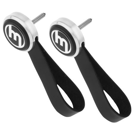 Door Pull Strap Set (pair) Vintage Logo Black 1989-97 - 903-665 - Jass Performance