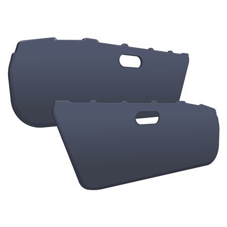 Door Trim Panel Leather Covered ABS (pair) Blue 1989-97 - 908-250