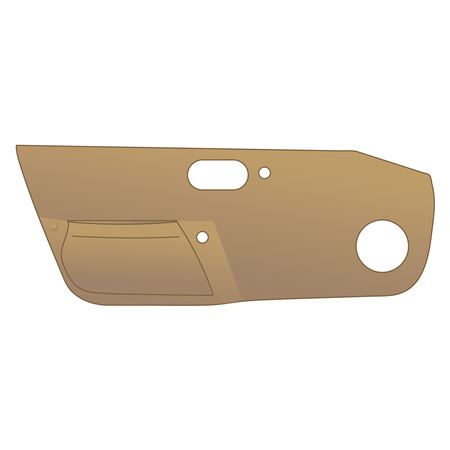 Door Trim Panel Covered Card (pair) Tan 1994-95 - 909-343