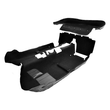 Carpet Set Moulded Loop Black 1989-93 - 909-987