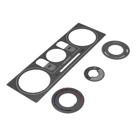 Heater Control Panel HVAC Brushed Black SS - 910-342 - Jass Performance