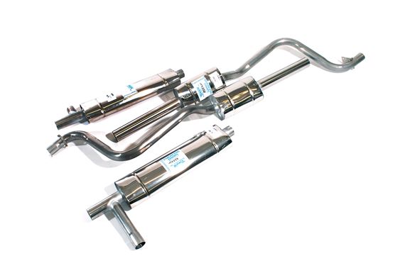 Stainless Steel Exhaust Part System - 4 Box - Less Downpipes - RB7312