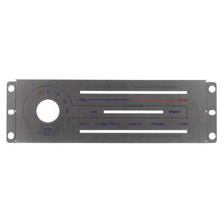 Heater Control Panel S/Steel (blue backlight) 1989-97 - 910-334 - Jass Performance