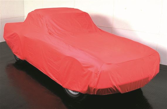 TR4-250 Indoor Tailored Car Cover - Red - RF4108RED