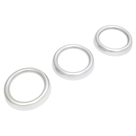 Air Vent Silver Bezel Set (3 piece) 2016-24 - 910-636 - I L Motorsport