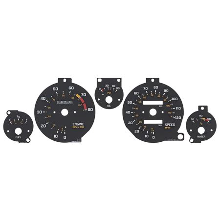 Gauge Face Kit JNC 120mph 1989-97 - 911-285 - RevLimiter