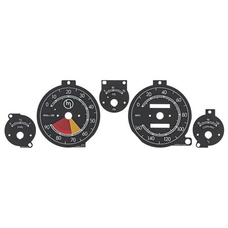 Gauge Face Kit Rossa 140mph 1989-97 - 911-289 - RevLimiter