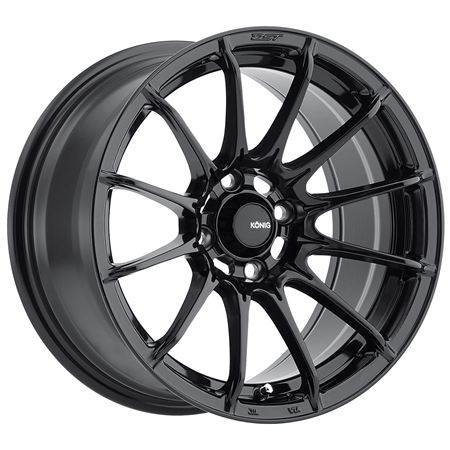 Alloy Wheel 8" x 15" ET25 Dial Gloss Black - 911-304 - Konig