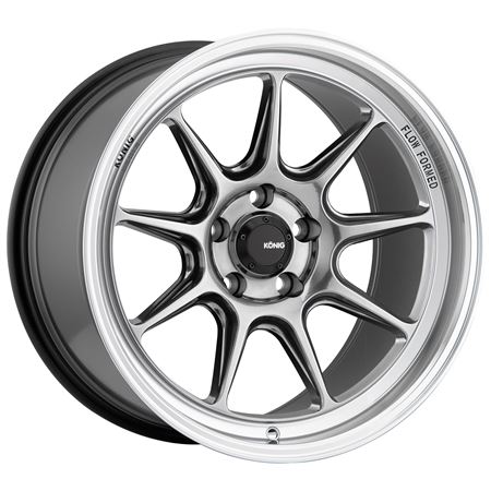 Alloy Wheel 8" x 17" ET38 Countergram Hyper Chrome - 911-448 - Konig