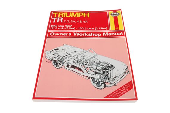 Haynes Workshop Manual - Triumph TR2, TR3, TR3A, TR4 and TR4A (52-67) up to F - RF4128
