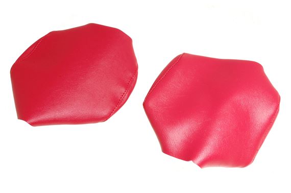 Vinyl Head Rest Cover - Red Pair - 919072COVER