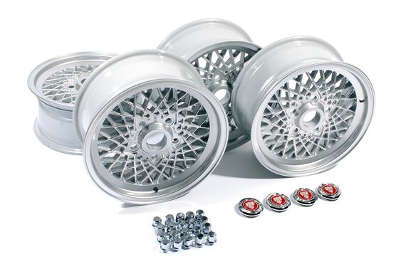Alloy Wheel Kit - 6.5J x 15 - Set of 4 Inc Nuts and Centres - SD1 Vitesse - RO1087
