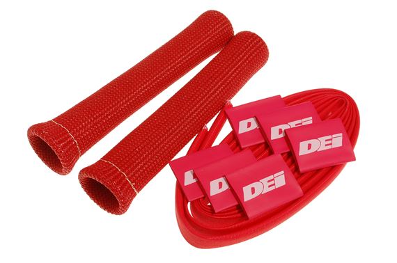 DEI HT Lead and Spark Plug Sleeve Kit - 2 Cylinder Kit - Red - RX1466RED